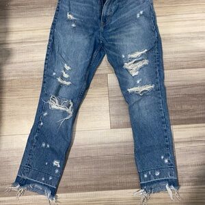 abercrombie high waisted jeans